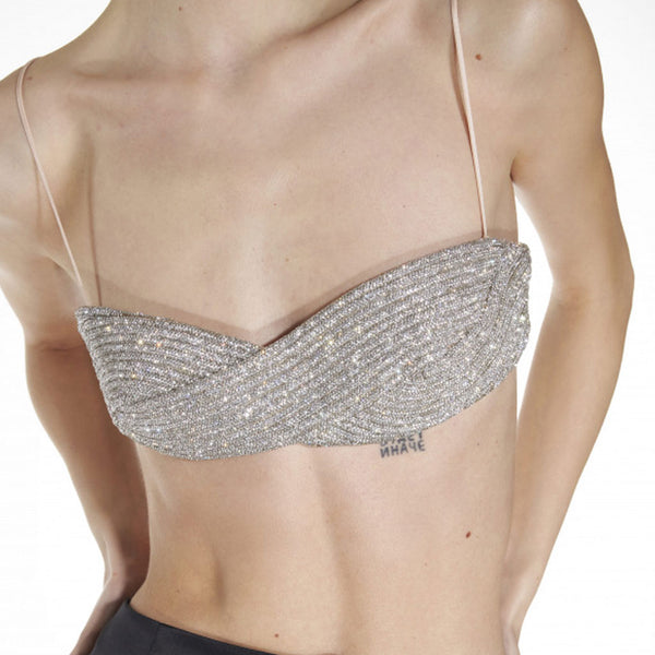 8 Other Reasons Bra Top in Silver