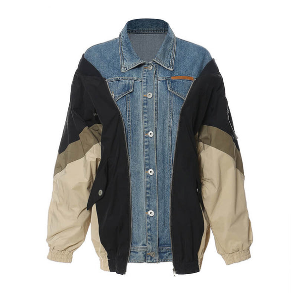 Bomber jacket sale with button down