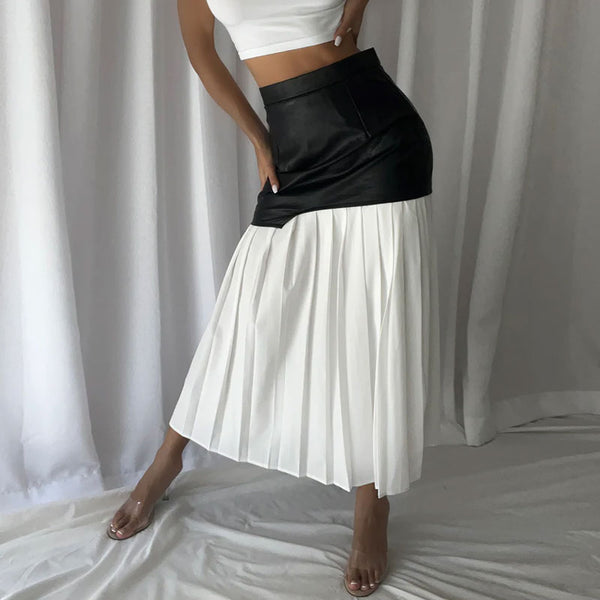 High rise hotsell white skirt