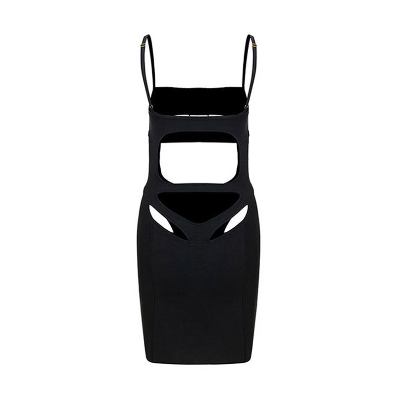 Underboob Cutout Bodycon Mini Dress 🖤 ElegantStripper