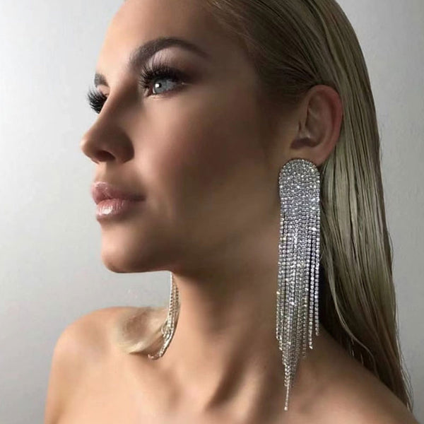 Idylle Blossom Diamond Drop Charm Stud Earrings – Lux Jewelry Boutique
