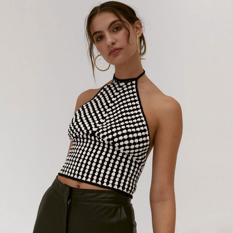 Lace Up Halter Top